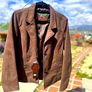 Armani Collezioni suede jacket